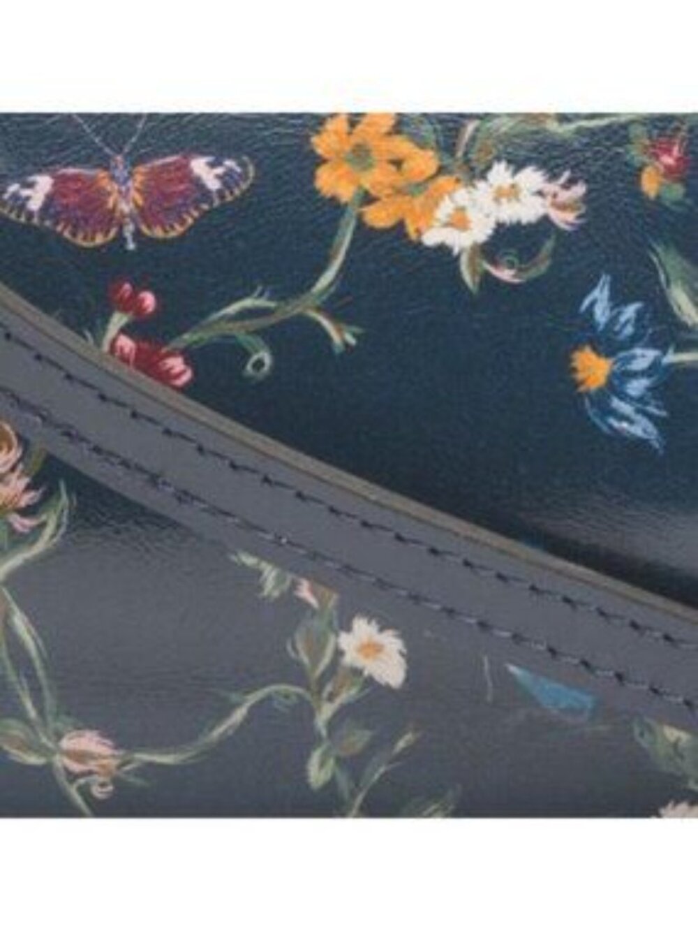PATRICIA NASH Leather Kelmscott Frame Satchel With Crossbody Strap - Picture 2 of 5
